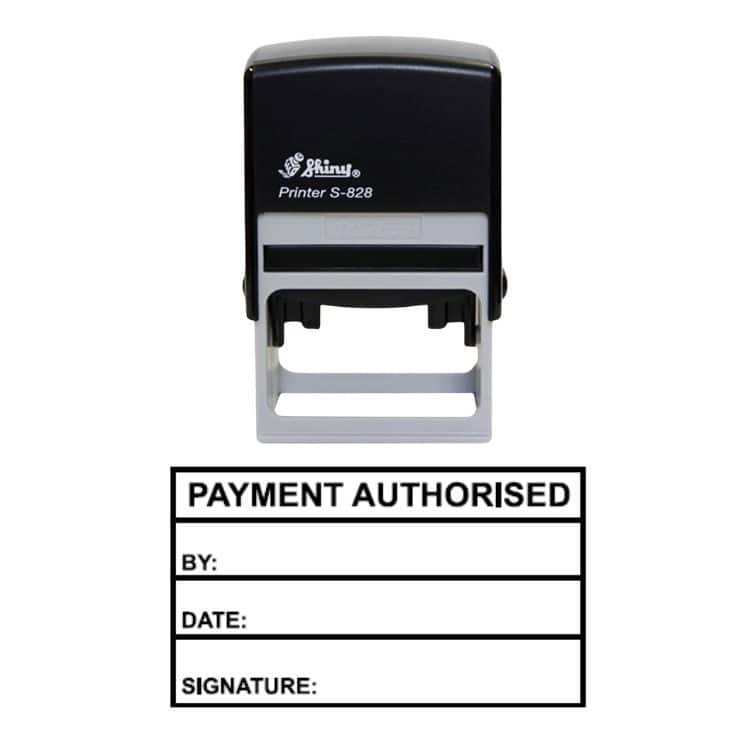 Shiny S-828 Ready Made Stamp Payment Authorised