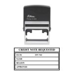 Shiny S-829 Ready Made Stamp Credit Note Requested