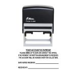 Shiny S-830 Ready Made Stamp Account Overdue