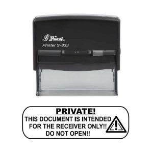 Shiny S-833 Ready Made Stamp Private