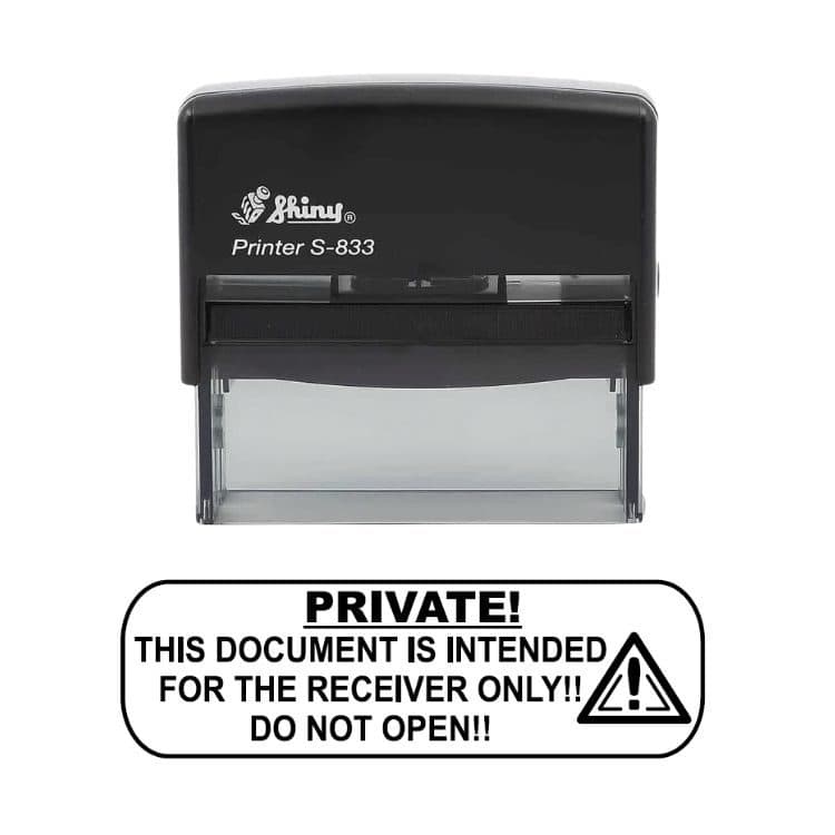 Shiny S-833 Ready Made Stamp Private