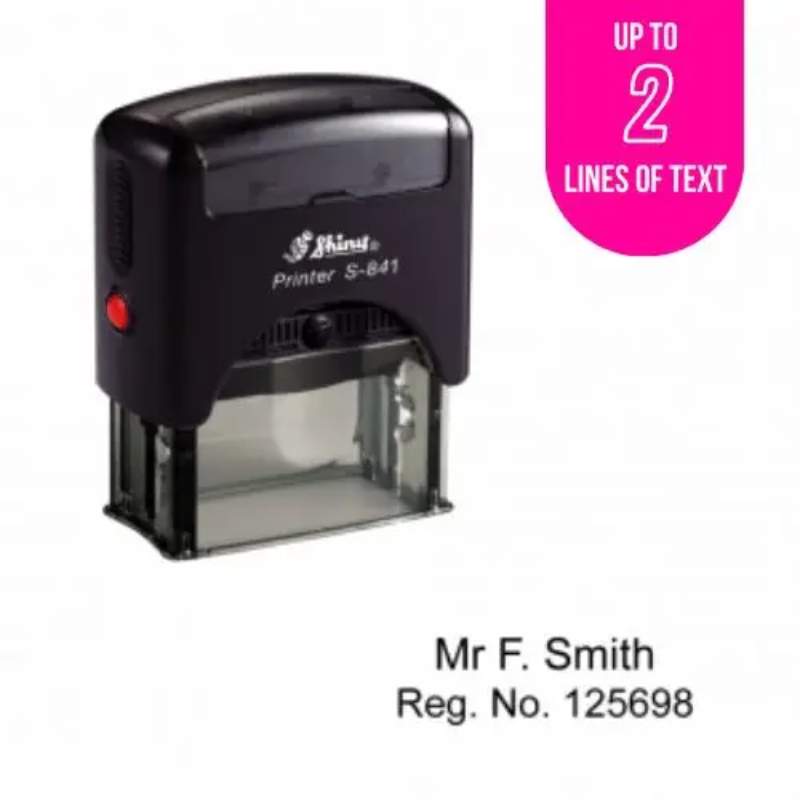 Shiny S-841 Custom Stamp 26x10mm