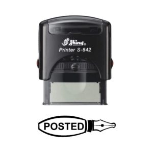 Shiny S-842 Ready Made Dater Stamp Posted