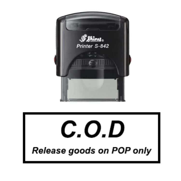 Shiny S-842 Ready Made Stamp COD