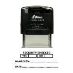 Shiny S-843 Ready Made Stamp Security Checked