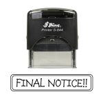 Shiny S-844 Ready Made Stamp Final Notice