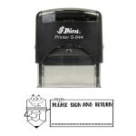 Shiny S-844 Ready Made Stamp Sign and Return