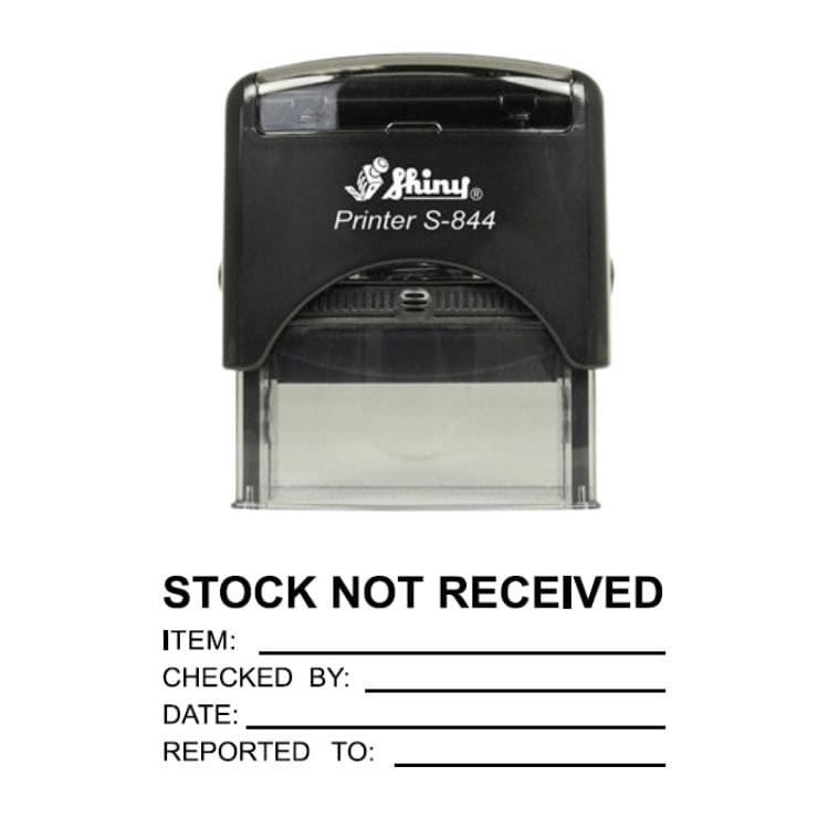 Shiny S-844 Ready Made Stamp Stock Not Received