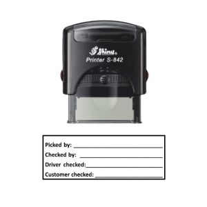 Shiny S-845 Ready Made Stamp Picked By