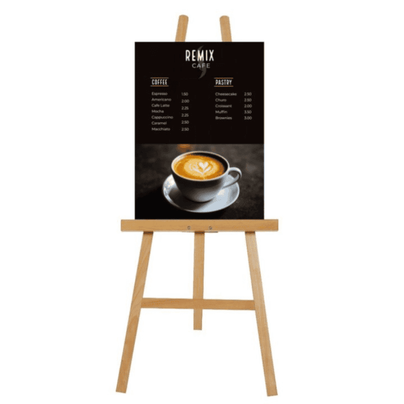 Example of Wooden Display Easel