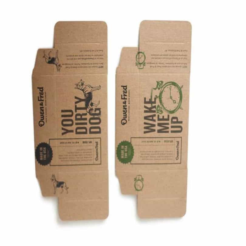 flat packed Kraft Box