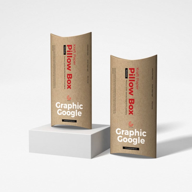 Custom Kraft Pillow Boxes