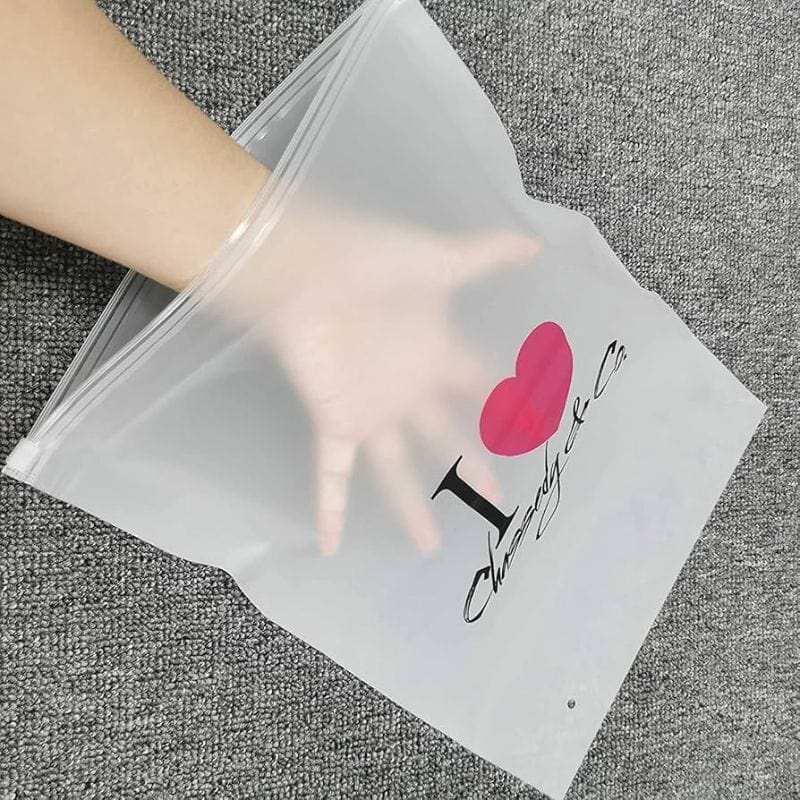 PVC Frosted Product Bags