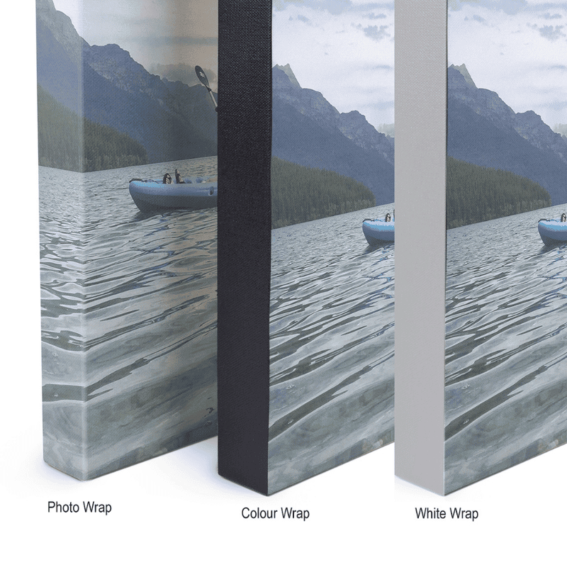 Canvas Print Wrap Options