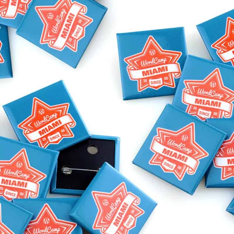 Square Button Badges