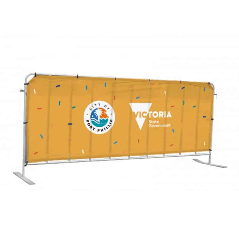 Crowd barrier displays