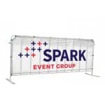 Crowd barrier displays