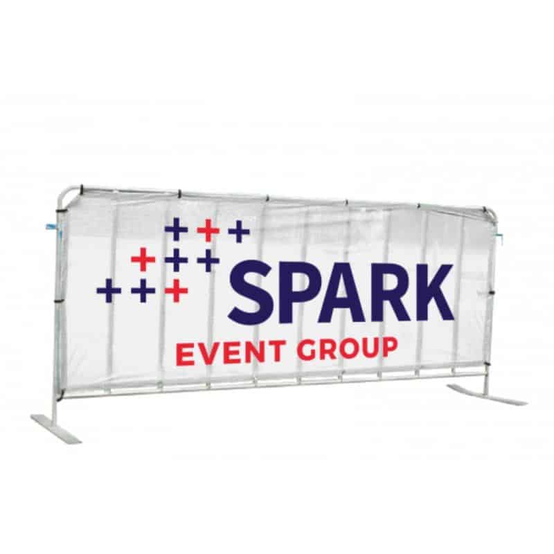 Crowd barrier displays