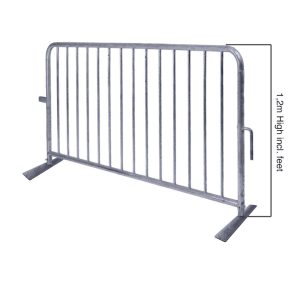 crowd control barriers height
