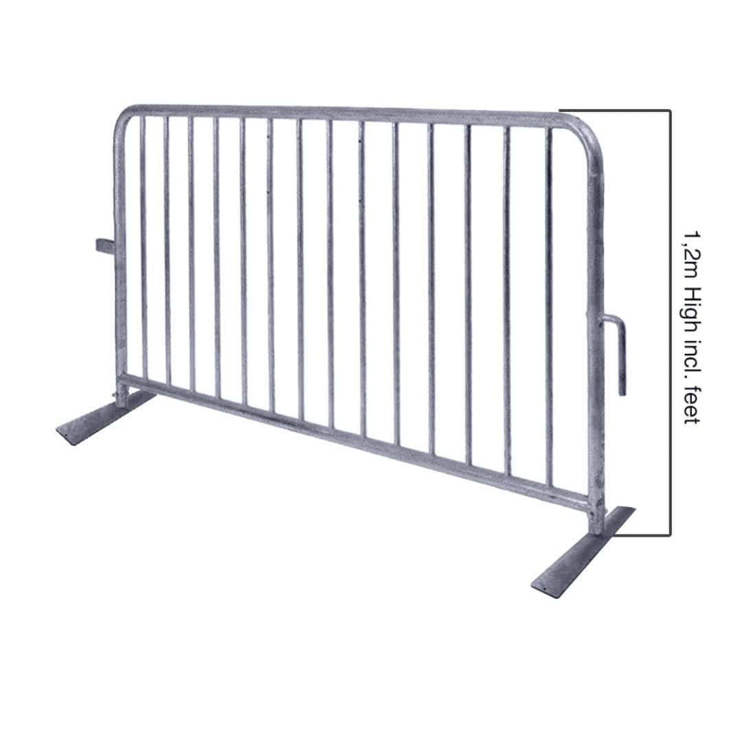 crowd control barriers height