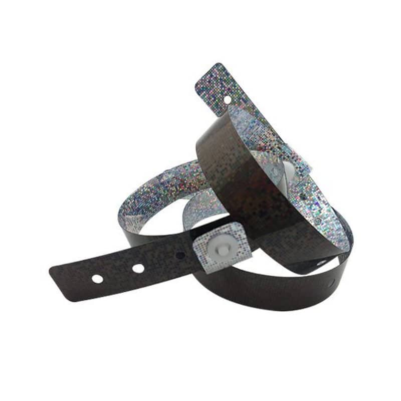 Black Sparkle Wristbands
