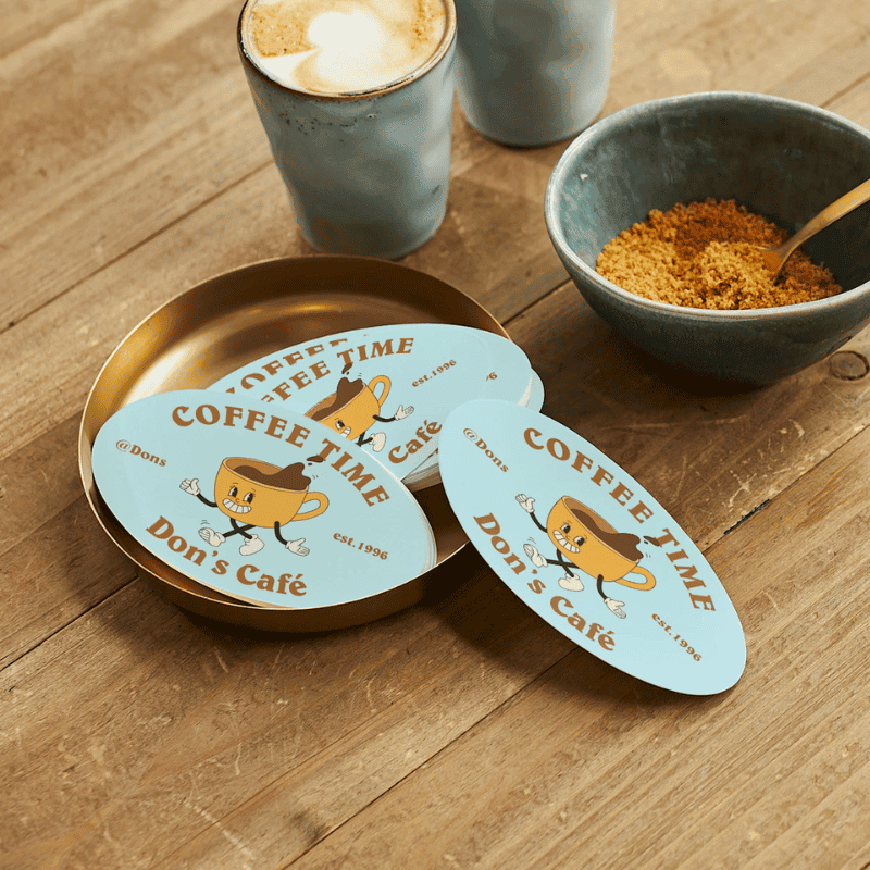 Oval Die Cut Stickers