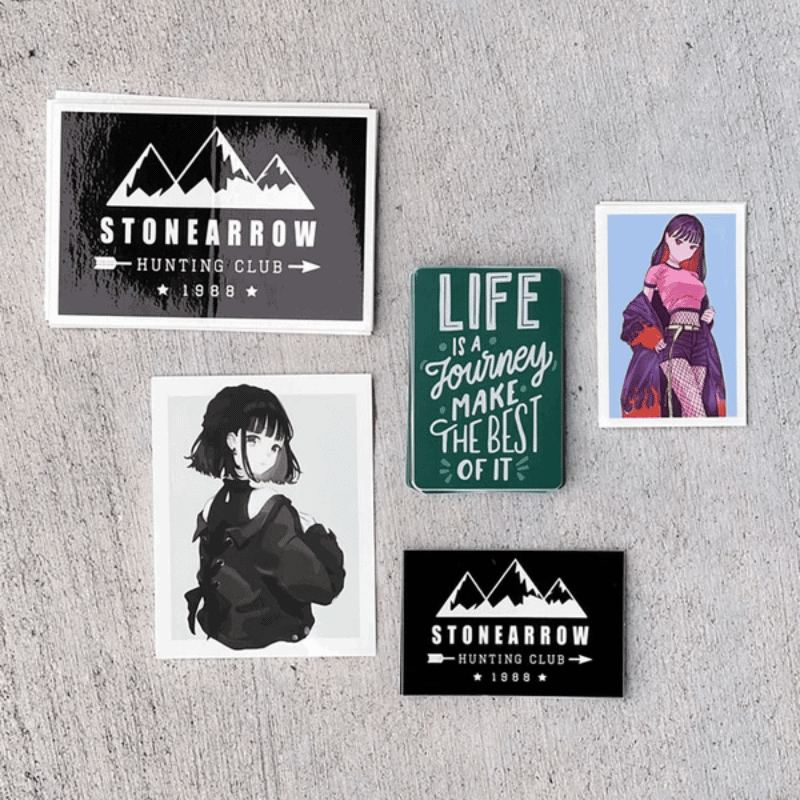 Rectangle Die Cut Stickers