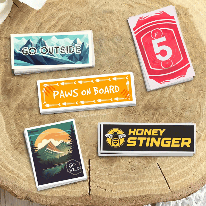 Rectangle Die Cut Stickers