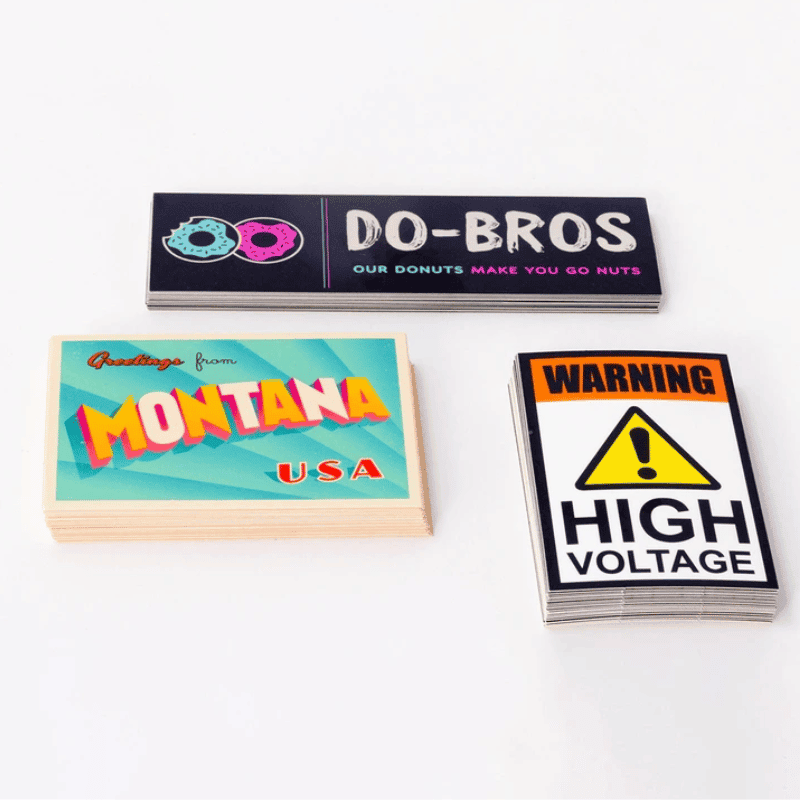 Rectangle Die Cut Stickers
