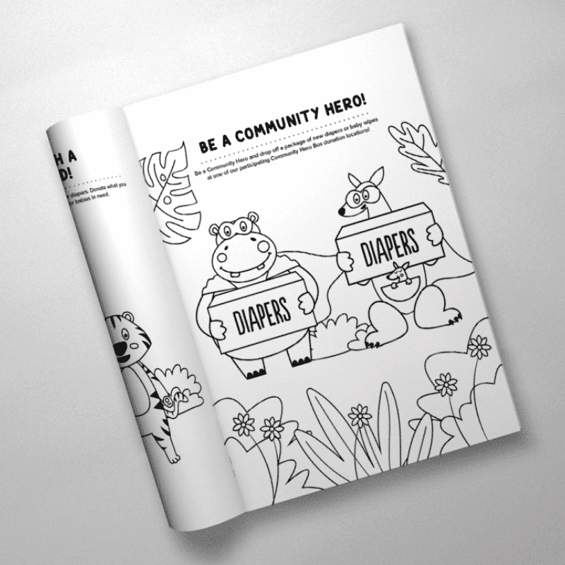 Colouring book printing