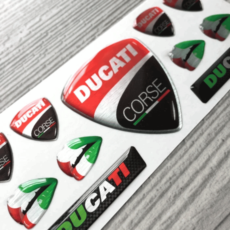 Domed Resin Stickers