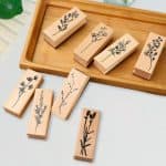 Shiny Wooden Hand Stamps
