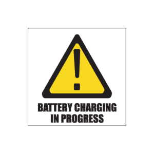 Battery Charging In-Progress Sign