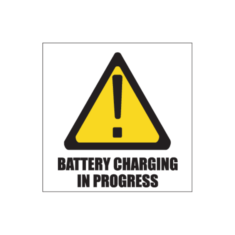 Battery Charging In-Progress Sign