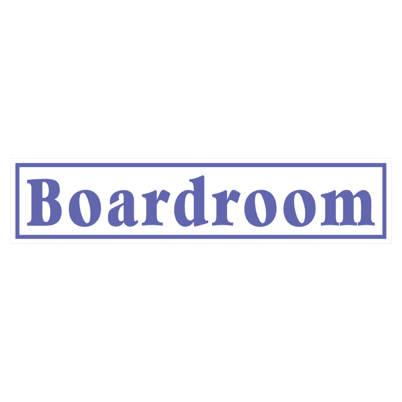 Boardroom Sign