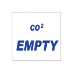 CO2 Empty Sign