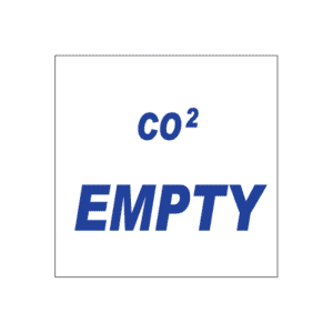 CO2 Empty Sign