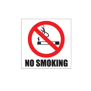 Classic No Smoking Sign