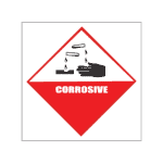 Corrosive Warning Sign