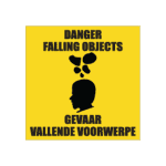 Danger Falling Objects Sign