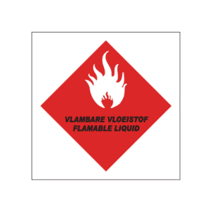Flammable Liquid Sign