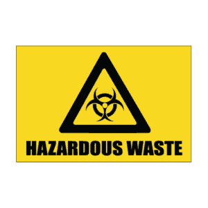 Hazardous Waste Sign