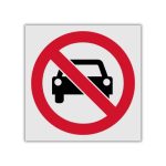 No Entry for Vehicles reflective safety sign (PV16REF)