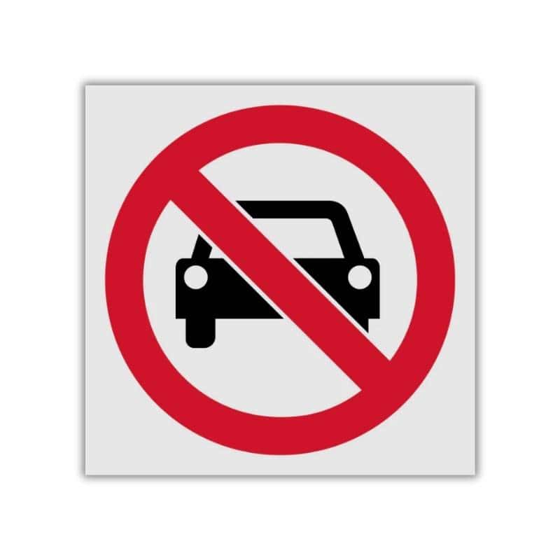 No Entry for Vehicles reflective safety sign (PV16REF)