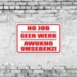 No Job Multi Sign