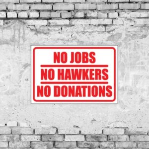 No Jobs Sign