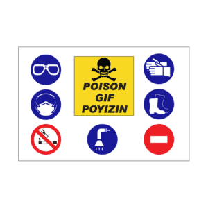 Poison / Mandatory Sign
