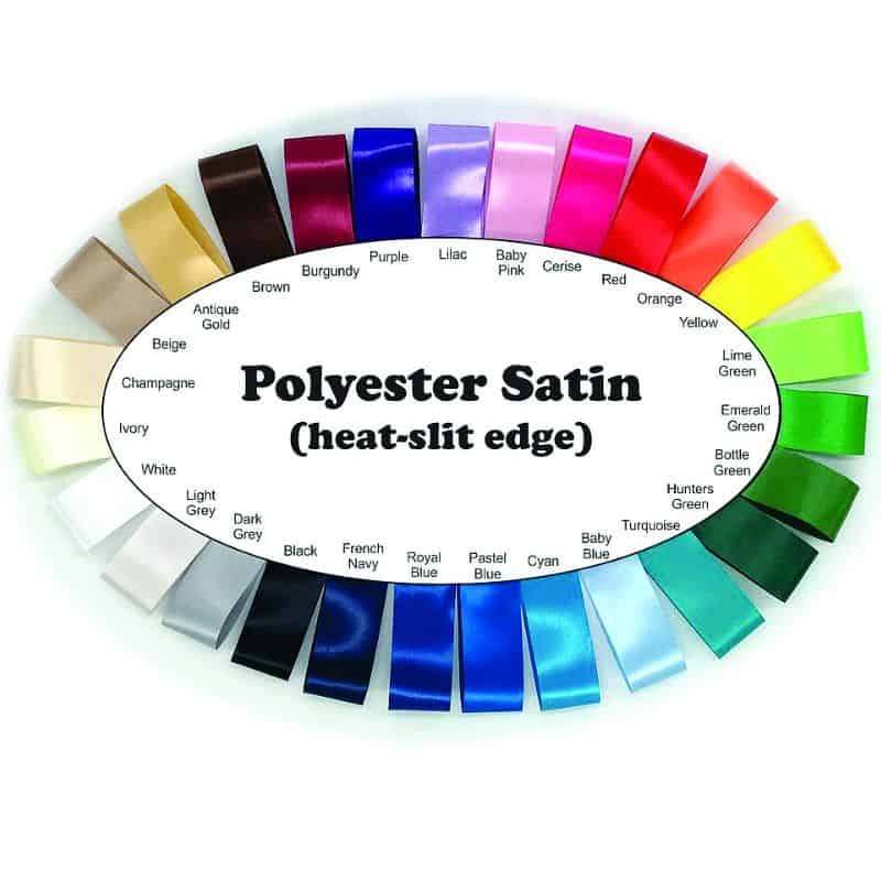 Printed ribbon colour chart