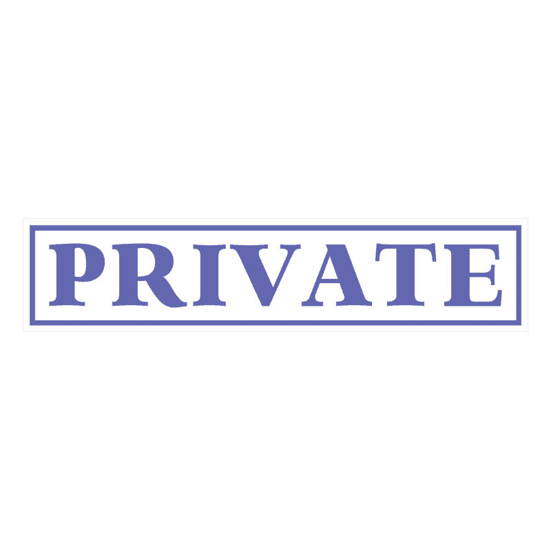 Private Sign
