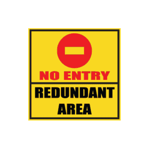 Redundant Area Sign